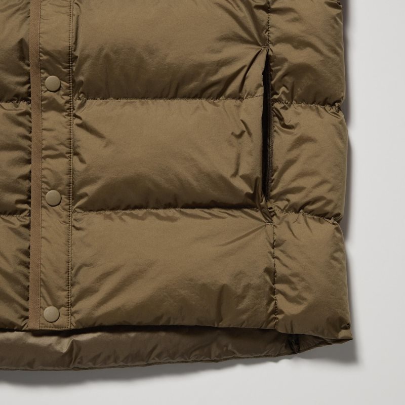 Chaquetas Uniqlo Recycled Down Hombre Verde Oliva | 9930957