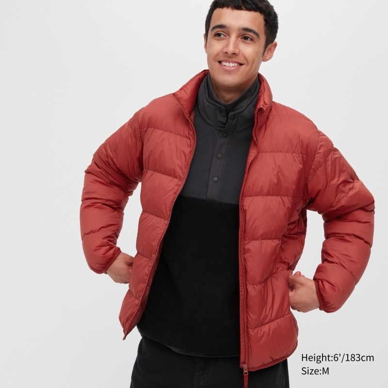 Chaquetas Uniqlo Ultra Light Down 3d Cut Wide Quilt Hombre Naranjas | 9956854