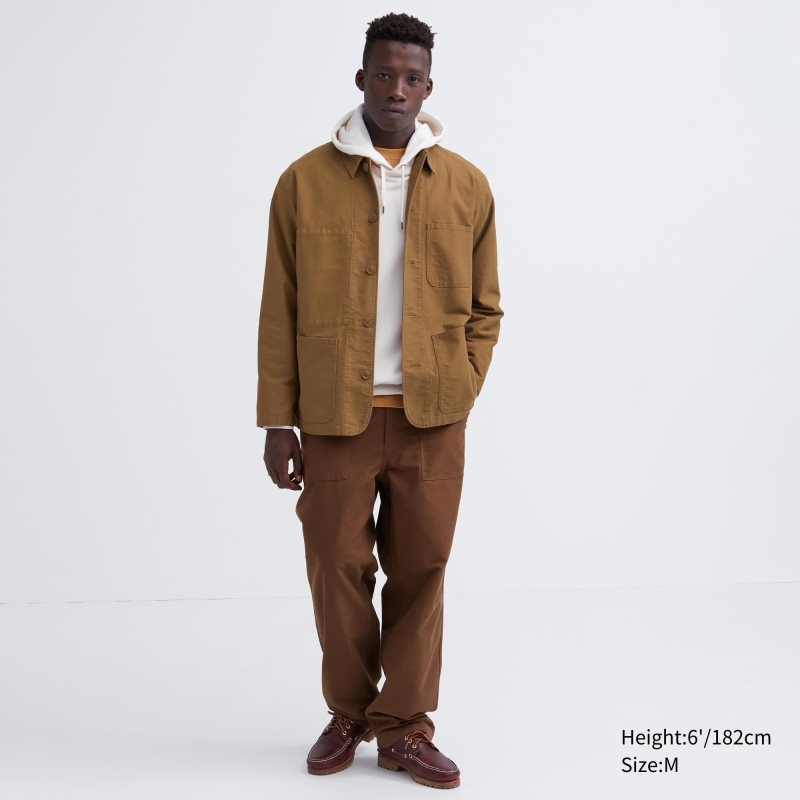 Chaquetas Uniqlo Utility Hombre Verde Oliva | 4986930