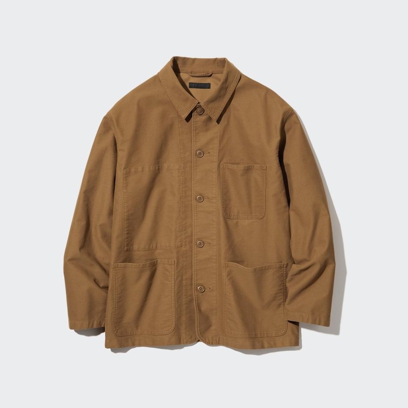 Chaquetas Uniqlo Utility Hombre Verde Oliva | 4986930