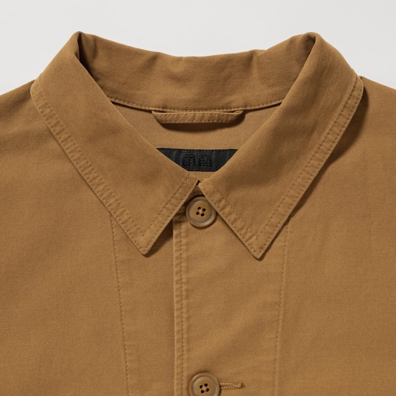 Chaquetas Uniqlo Utility Hombre Verde Oliva | 4986930