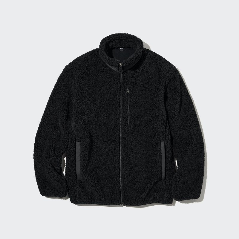 Chaquetas Uniqlo Windproof Outer Fleece Hombre Negras | 2369606