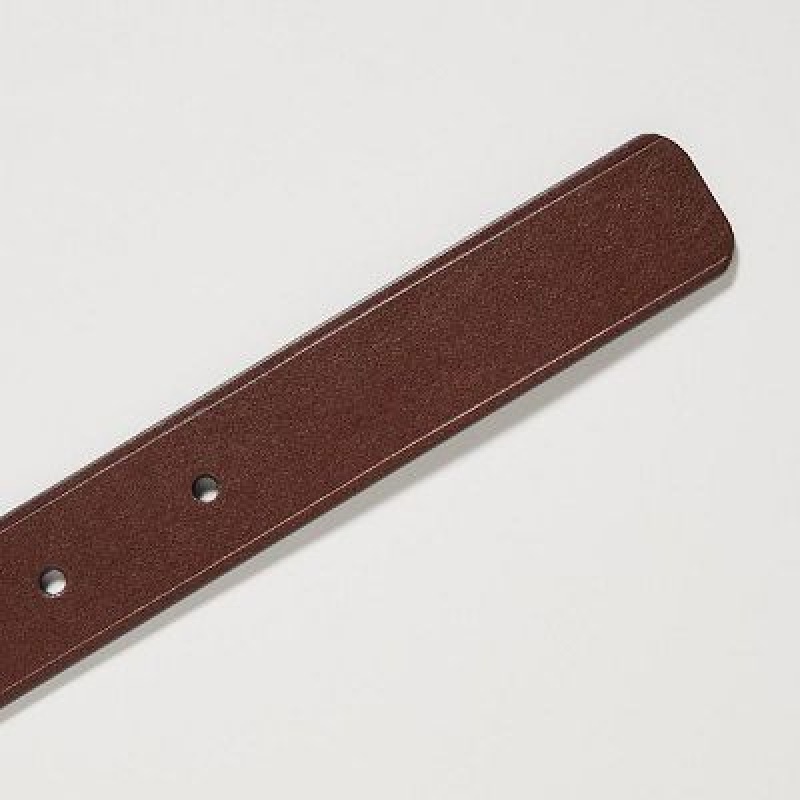 Cinturones Uniqlo Studded Mujer Marrones | 6679832