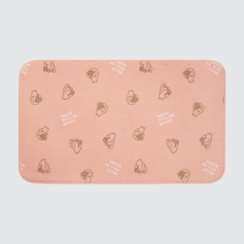 Frazada Uniqlo Winnie the Pooh Collection Fleece Reversible Mujer Rosas | 9776732