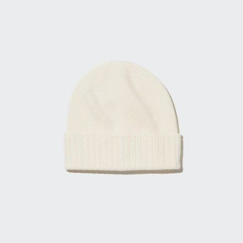 Gorro Uniqlo Cashmere Knitted Mujer Blancas | 2464998