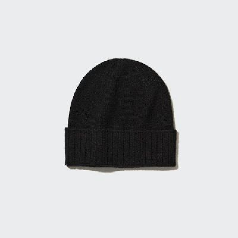 Gorro Uniqlo Cashmere Knitted Mujer Negras | 5178444