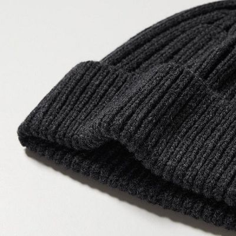 Gorro Uniqlo HEATTECH Ribbed Mujer Verde Oliva | 1805629