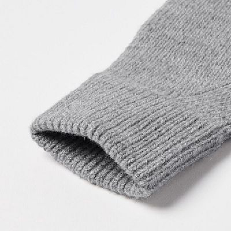 Guantes Uniqlo HEATTECH Knitted Mujer Gris | 9787749