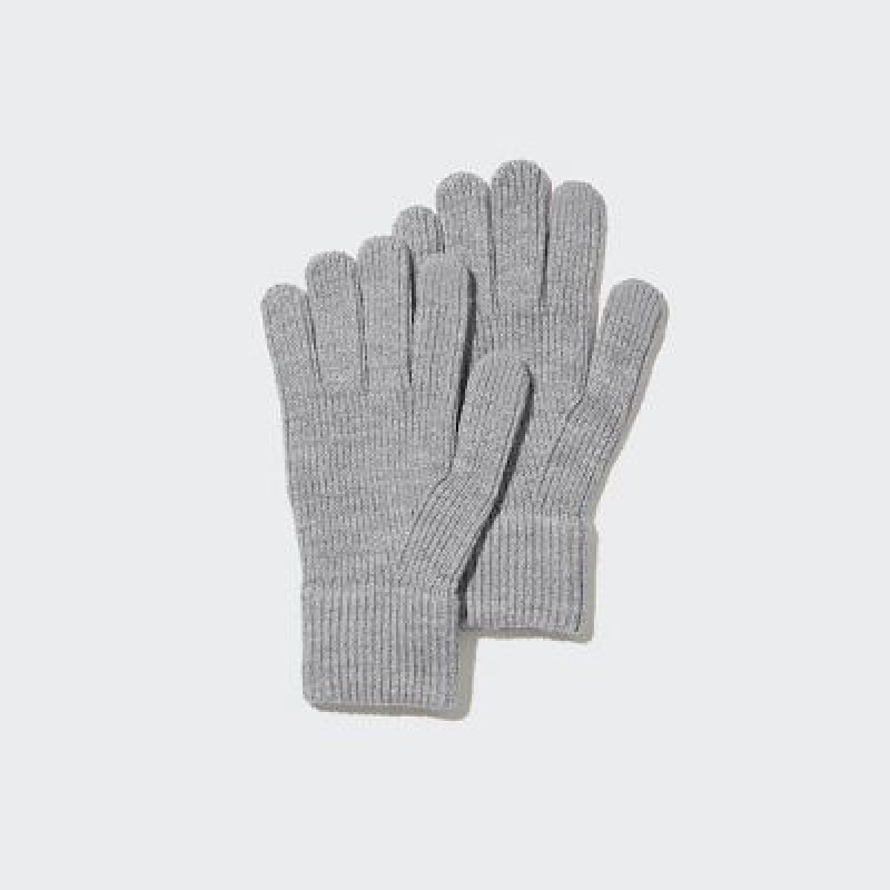 Guantes Uniqlo HEATTECH Knitted Mujer Gris | 9787749