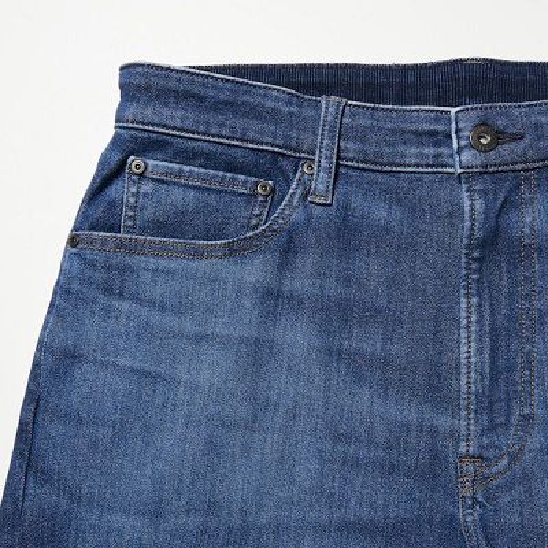 Jeans Uniqlo EZY Ultra Stretch Mujer Azules | 3708636