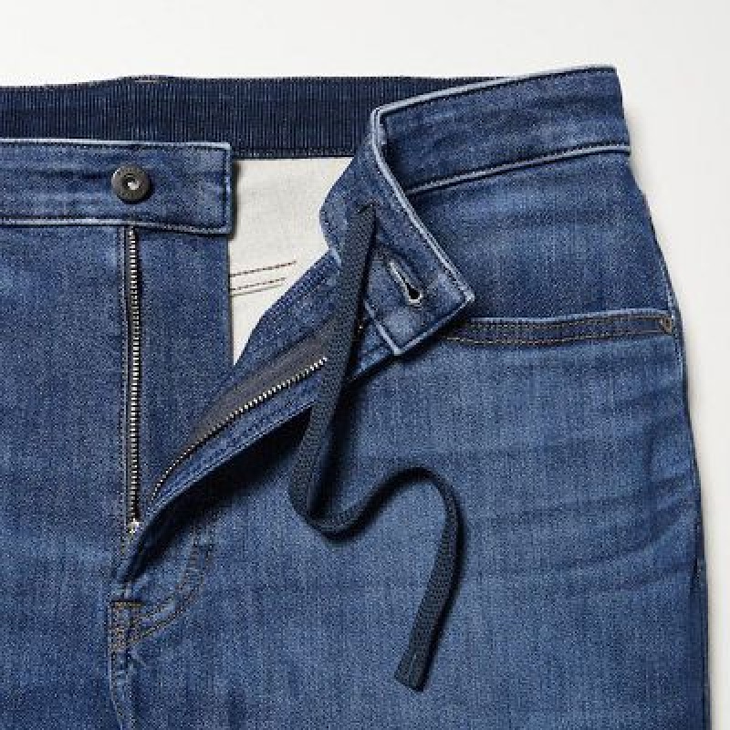 Jeans Uniqlo EZY Ultra Stretch Mujer Azules | 3708636