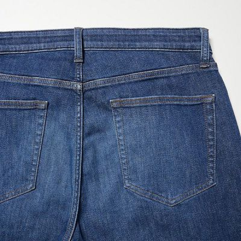 Jeans Uniqlo EZY Ultra Stretch Mujer Azules | 3708636