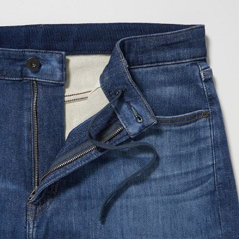 Jeans Uniqlo EZY Ultra Stretch Mujer Azules | 8495166