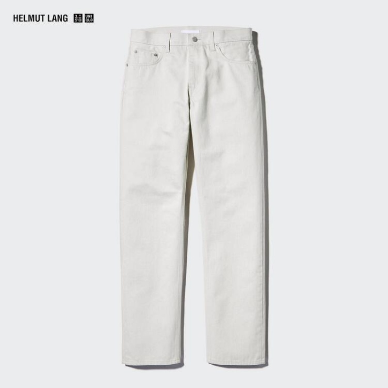 Jeans Uniqlo Helmut Lang Classic Cut Hombre Blancas | 2688229