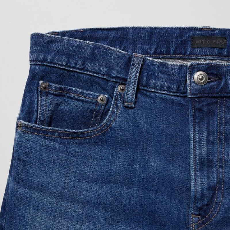 Jeans Uniqlo Slim Fit Hombre Azules | 2011242