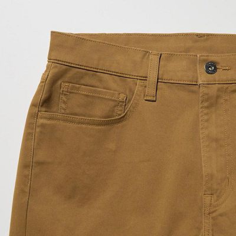 Jeans Uniqlo Ultra Stretch Color Mujer Marrones | 5077835