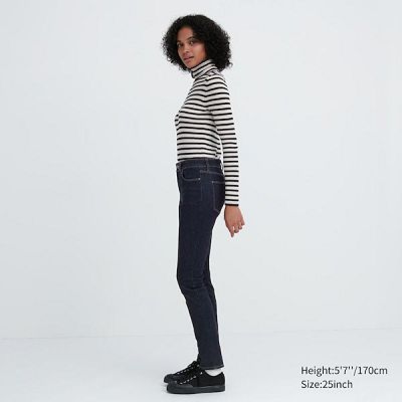 Jeans Uniqlo Ultra Stretch Mujer Azules | 2830625