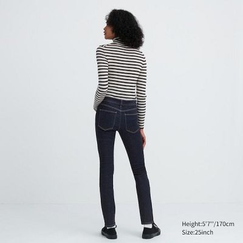 Jeans Uniqlo Ultra Stretch Mujer Azules | 2830625