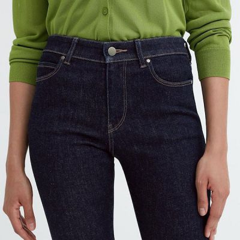 Jeans Uniqlo Ultra Stretch Mujer Azules | 2830625