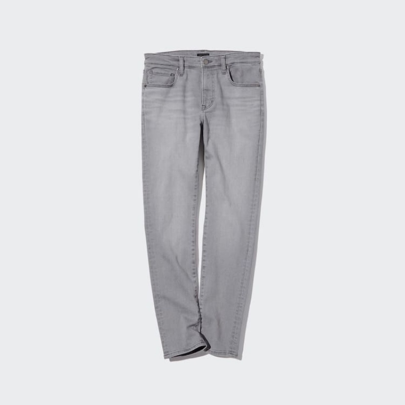 Jeans Uniqlo Ultra Stretch Skinny Fit Hombre Gris | 9176737