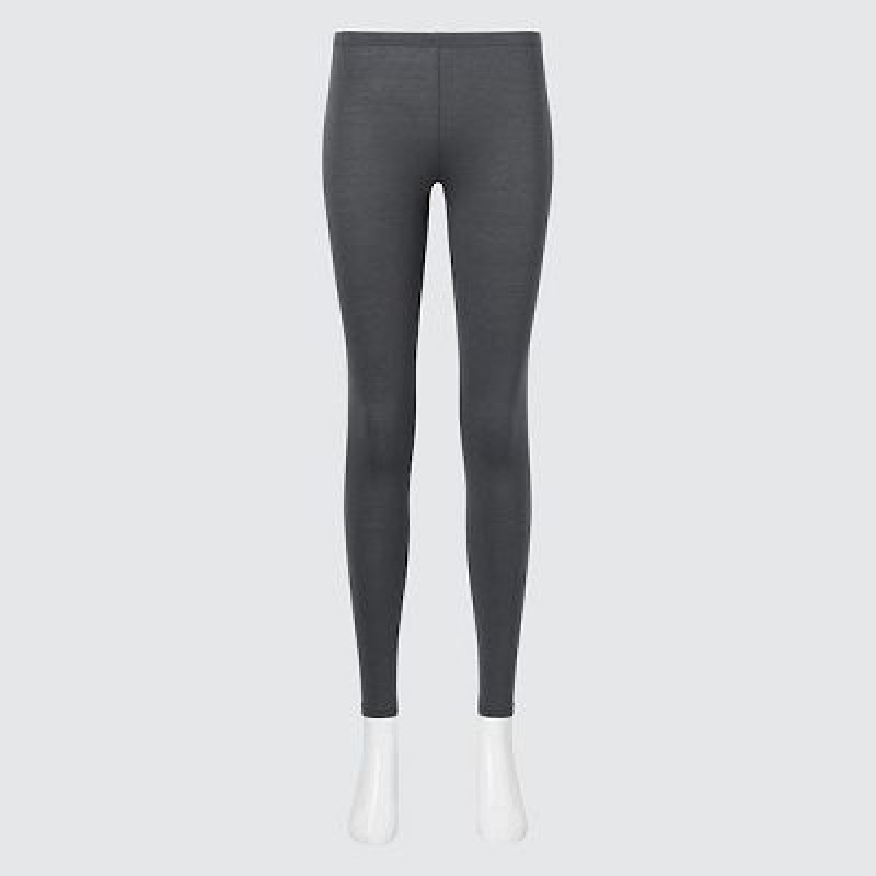 Leggins Uniqlo HEATTECH Mujer Gris | 4352585