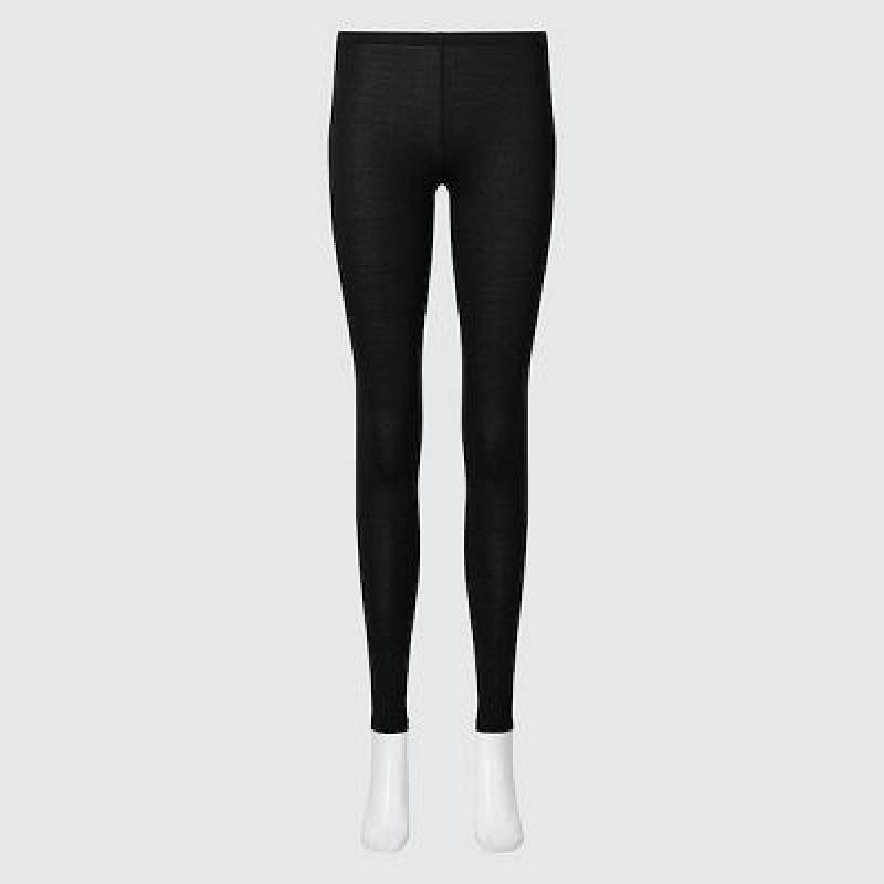 Leggins Uniqlo HEATTECH Mujer Negras | 4033316