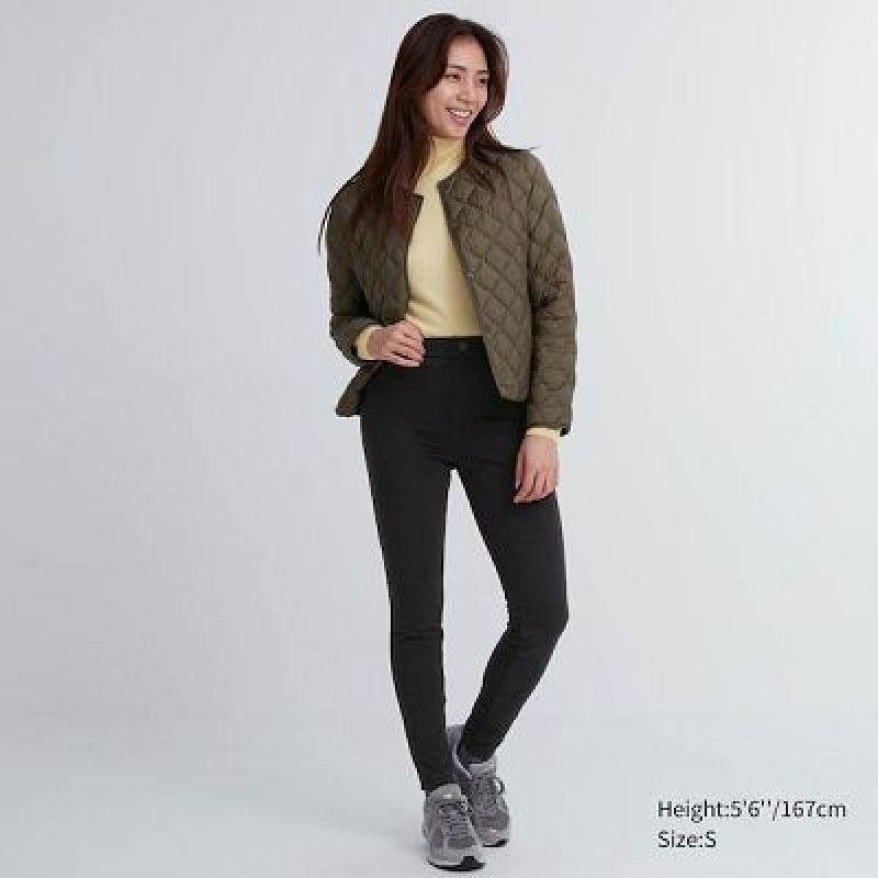 Leggins Uniqlo HEATTECH Ultra Stretch High-Rise Mujer Negras | 6018780