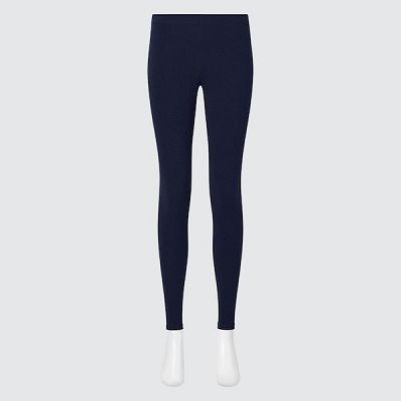 Leggins Uniqlo HEATTECH Ultra Warm Mujer Azul Marino | 9885536