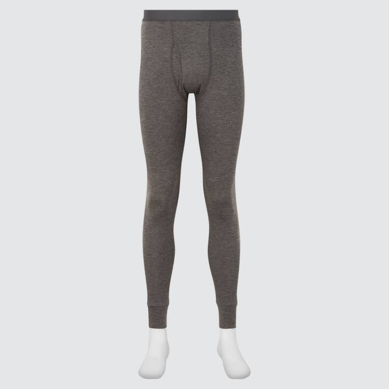 Mallas Uniqlo Heattech Thermal Tights Hombre Gris | 4356721