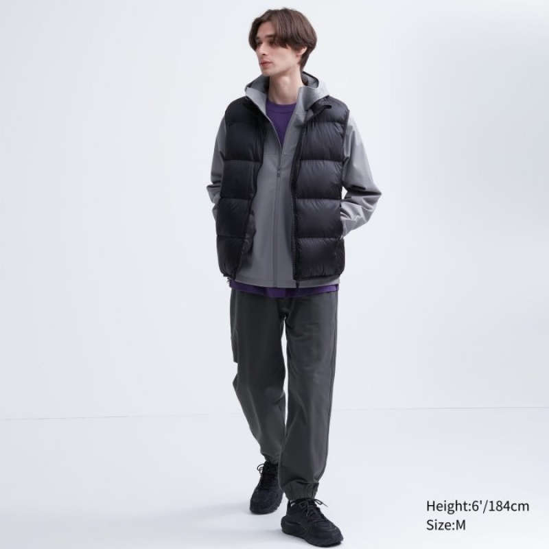 Pantalon Jogger Uniqlo Washed Jersey Mujer Gris | 1641489
