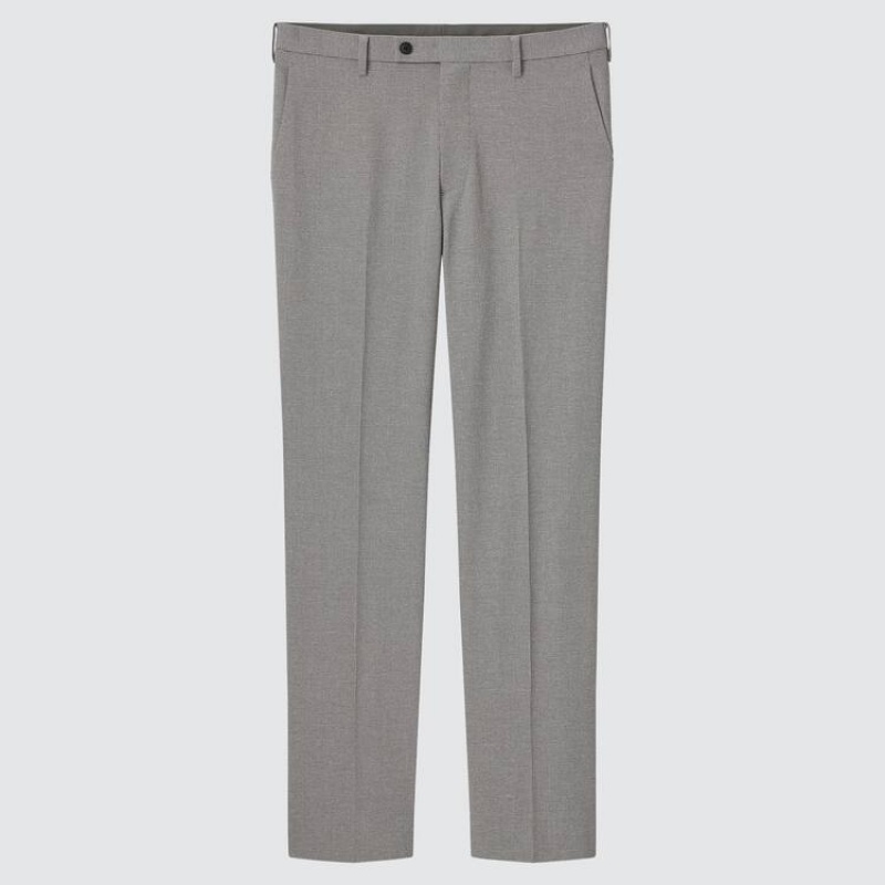 Pantalon Uniqlo Airsense Ultra Light Houndstooth Hombre Gris | 6358299