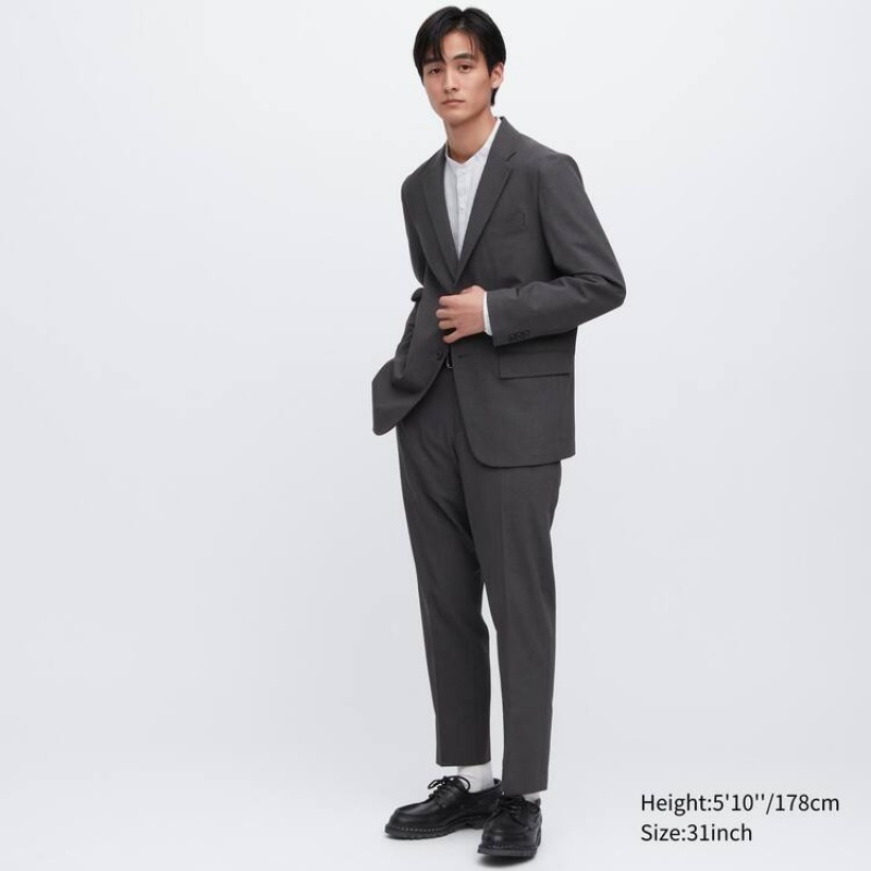 Pantalon Uniqlo Airsense Ultra Light Wool-look Hombre Gris | 3712299