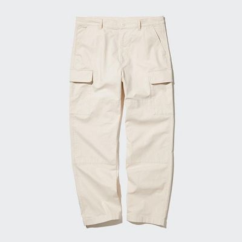 Pantalon Uniqlo Cargo Mujer Beige | 590147