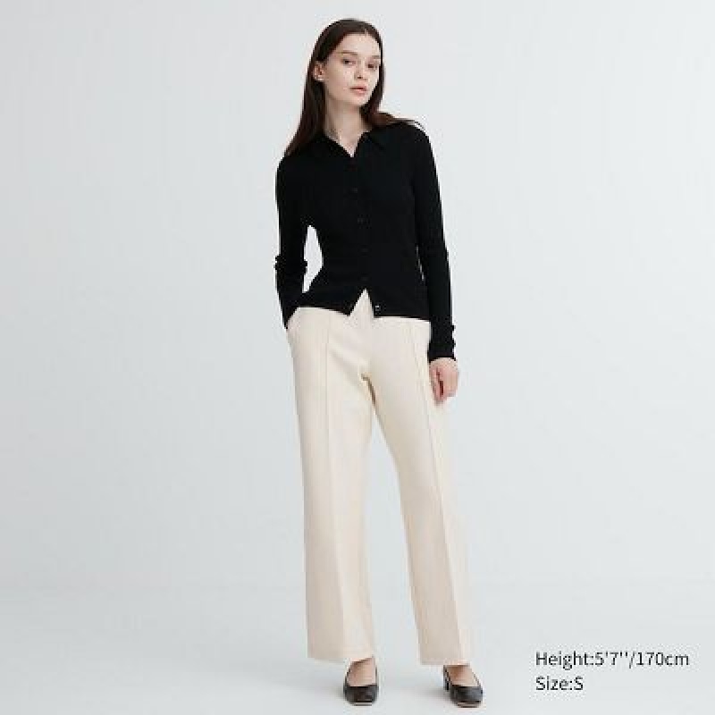 Pantalon Uniqlo Dry Sweat Track Mujer Blancas | 886396