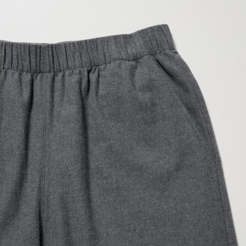 Pantalon Uniqlo Flannel Lounge Mujer Gris | 6275023