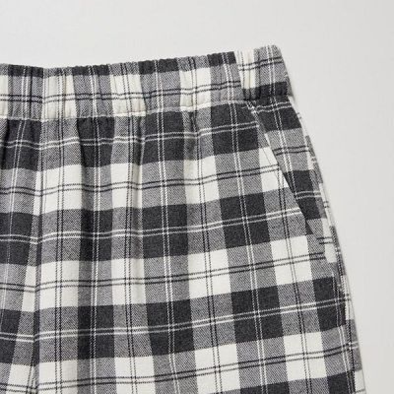 Pantalon Uniqlo Flannel Mujer Negras | 4491195