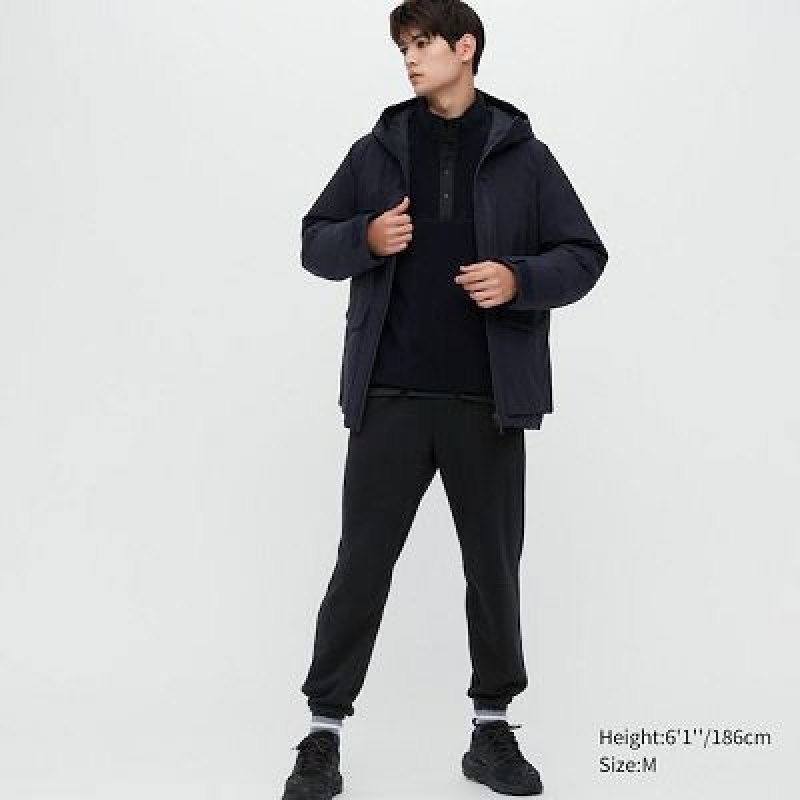 Pantalon Uniqlo HEATTECH Pile-Lined Jogger Mujer Negras | 2272913