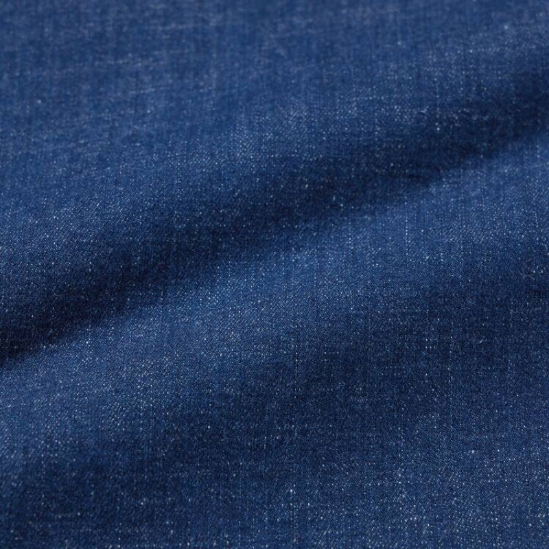 Pantalon Uniqlo Relaxed Fit Ankle Length Hombre Azules | 9597496