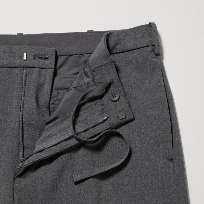 Pantalon Uniqlo Smart Ankle Length Hombre Gris | 1491467