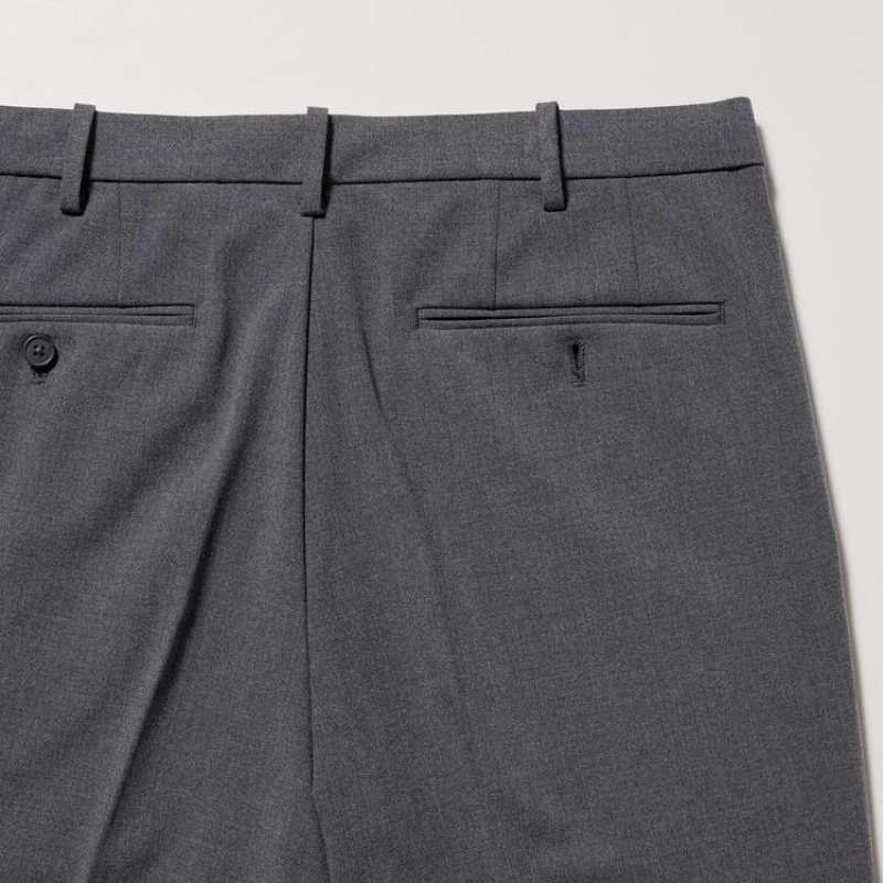 Pantalon Uniqlo Smart Ankle Length Hombre Gris | 1491467