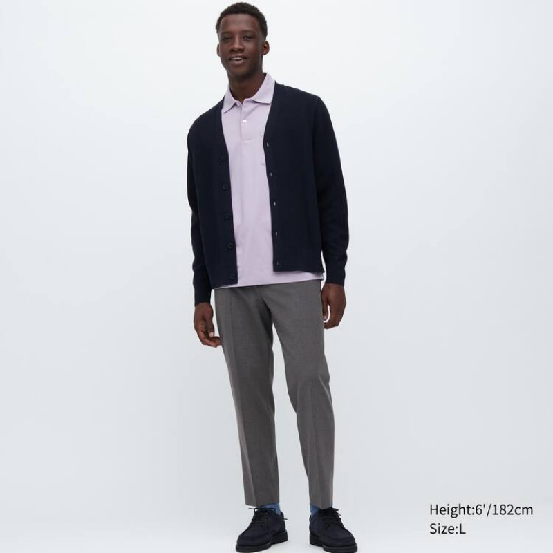 Pantalon Uniqlo Smart Ankle Length Hombre Gris | 3033732