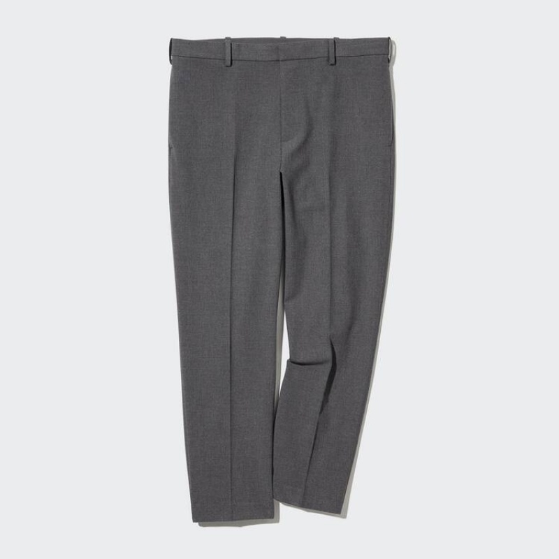 Pantalon Uniqlo Smart Ankle Length Hombre Gris | 3033732