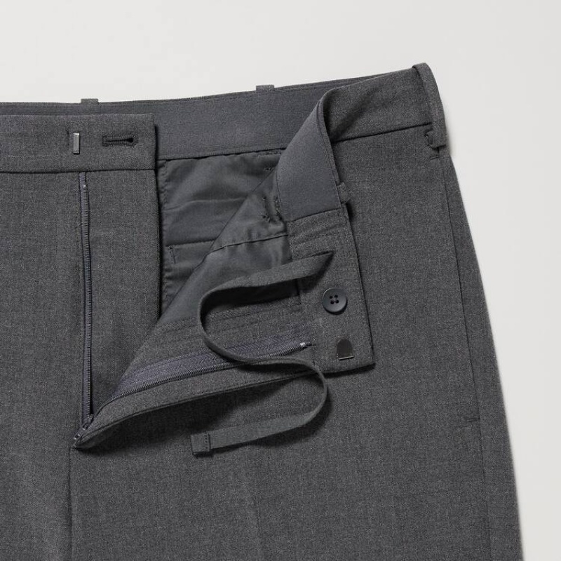 Pantalon Uniqlo Smart Ankle Length Hombre Gris | 3033732