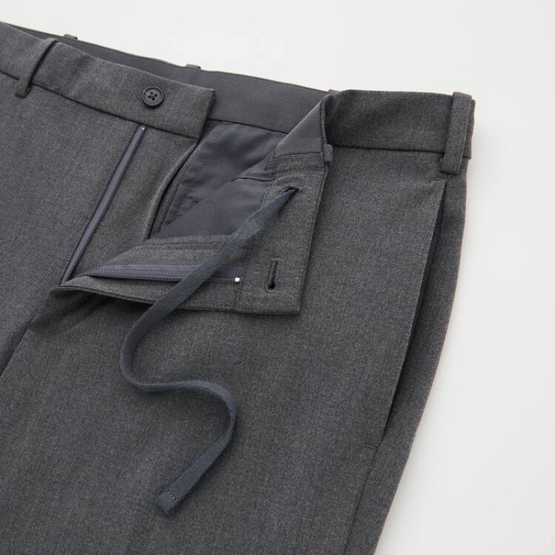 Pantalon Uniqlo Smart Comfort Ankle Length Hombre Gris | 8479586