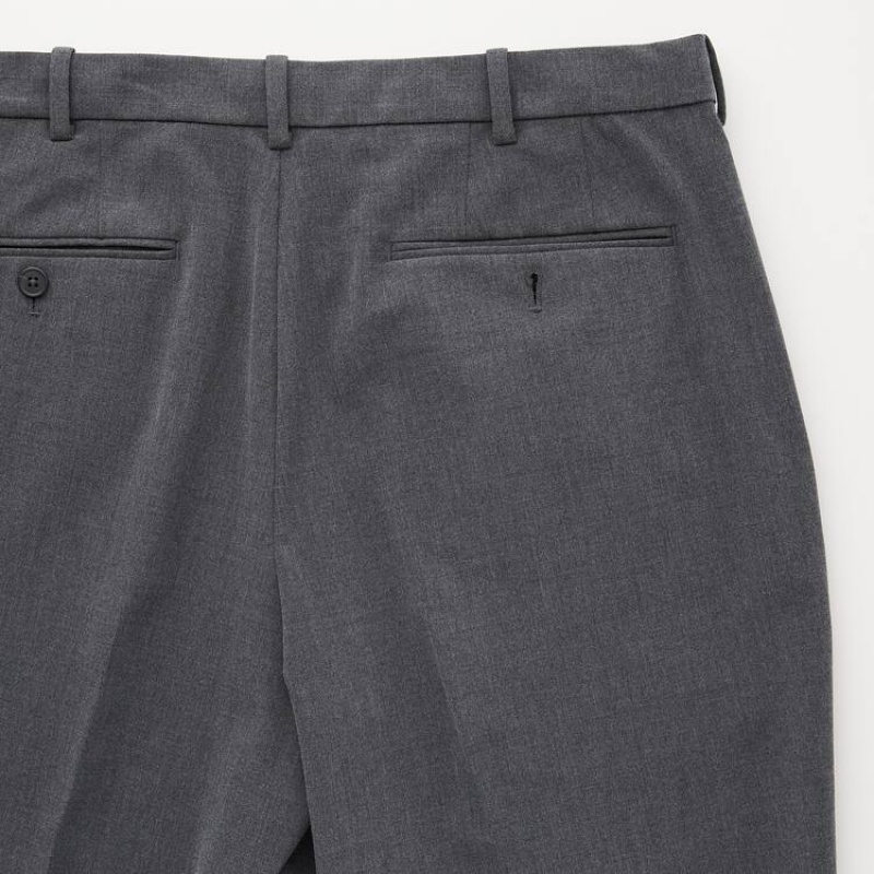 Pantalon Uniqlo Smart Comfort Ankle Length Hombre Gris | 5849016