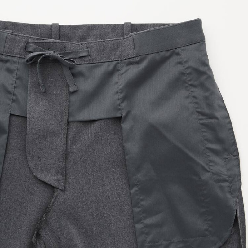 Pantalon Uniqlo Smart Comfort Ankle Length Hombre Gris | 5849016