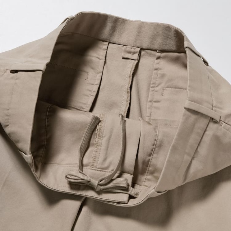 Pantalon Uniqlo Smart Cotton Ankle Length Hombre Gris | 4485980