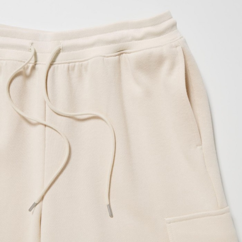 Pantalon Uniqlo Sweat Cargo Mujer Blancas | 409525