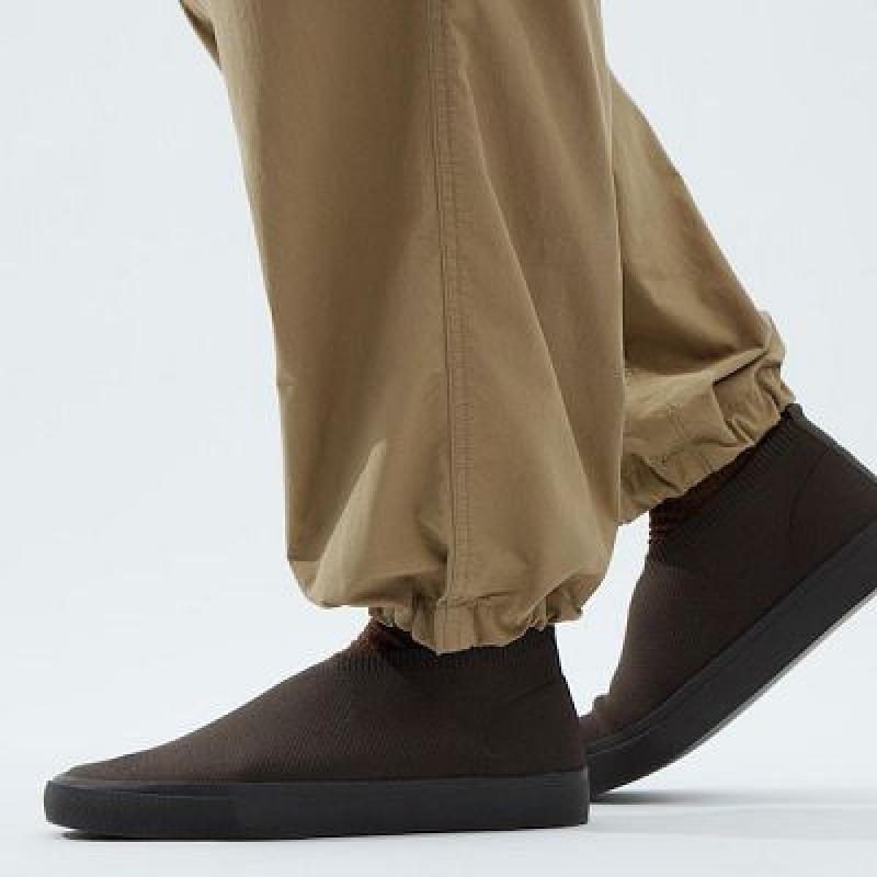 Pantalon Uniqlo U Wide-Fit Parachute Cargo Mujer Beige | 8183427