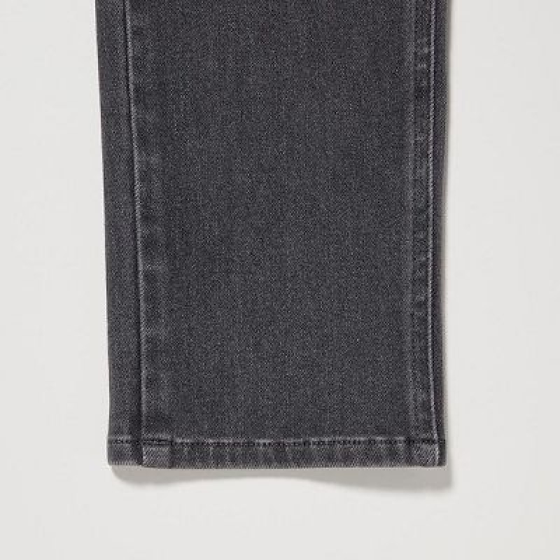 Pantalon Uniqlo Ultra Stretch Denim Mujer Gris | 6676924